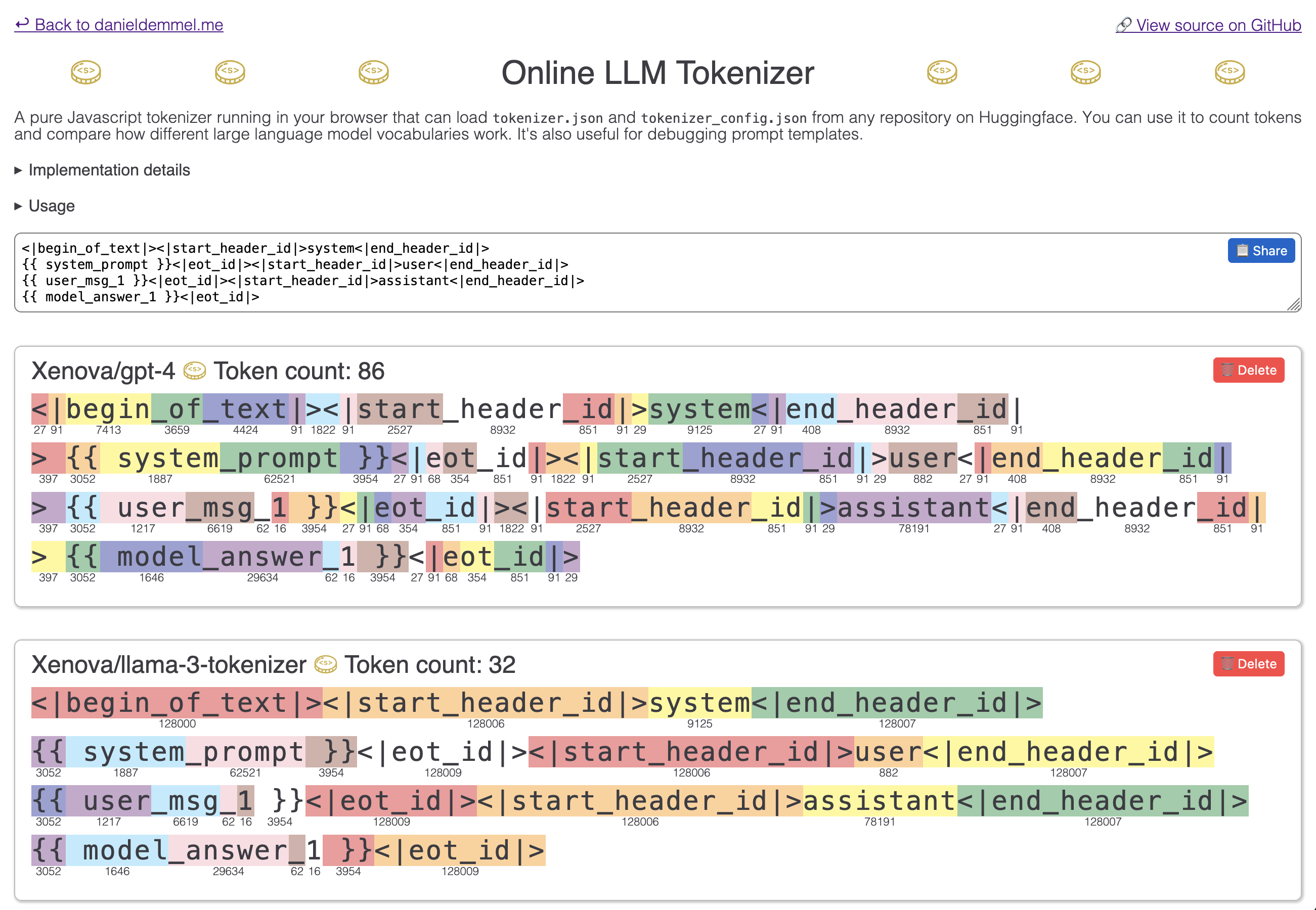 Online LLM Tokenizer